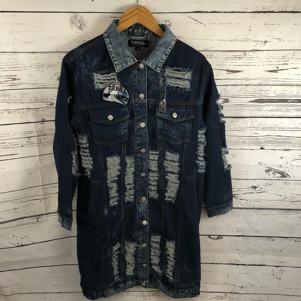 THRILL Jeans Women’s Denim Jacket Size M